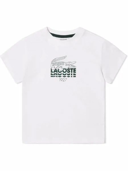 Lacoste Kids TEEN logo-print cotton T-shirt