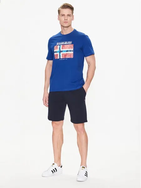 Спортивные шорты regular fit Napapijri, синий