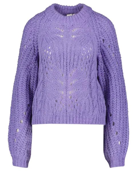 Вязаный свитер Ясвельви Yas, фиолетовый