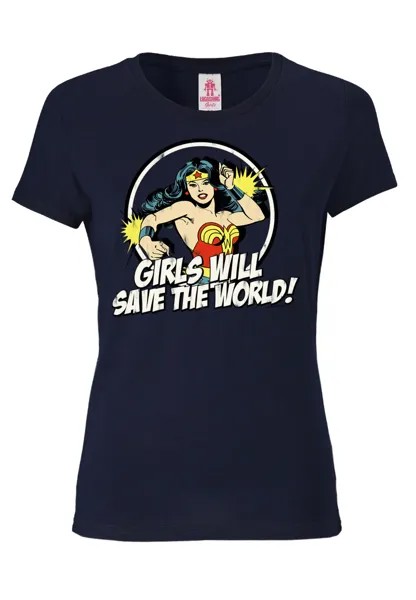 Футболка Logoshirt Wonder Woman, темно-синий