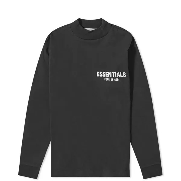 Футболка FEAR OF GOD ESSENTIALS Kids Logo Long Sleeve Tee