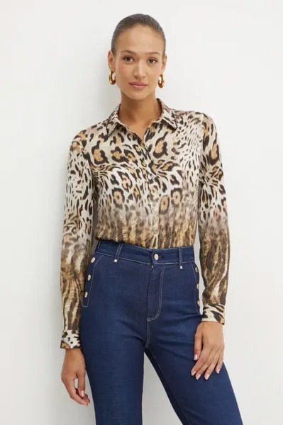 КЛУИ рубашка Guess, коричневый