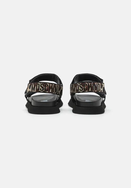Сандалии с ремешками DONNA MOSCHINO, коричневый