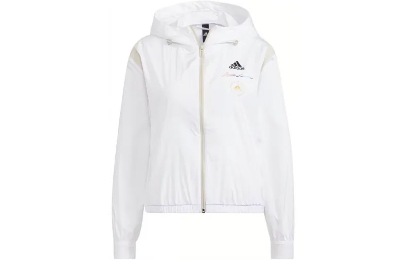 Женская ветровка UST Woven Hooded Jacket White Adidas