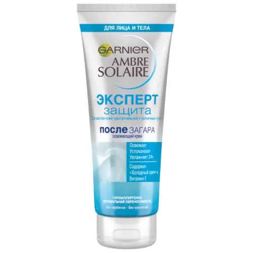 GARNIER Ambre Solaire освежающий крем после загара Эксперт защита 200 мл 1 шт.