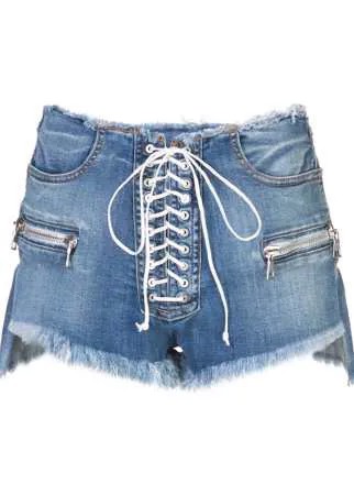UNRAVEL PROJECT джинсовая юбка с прорванными деталями