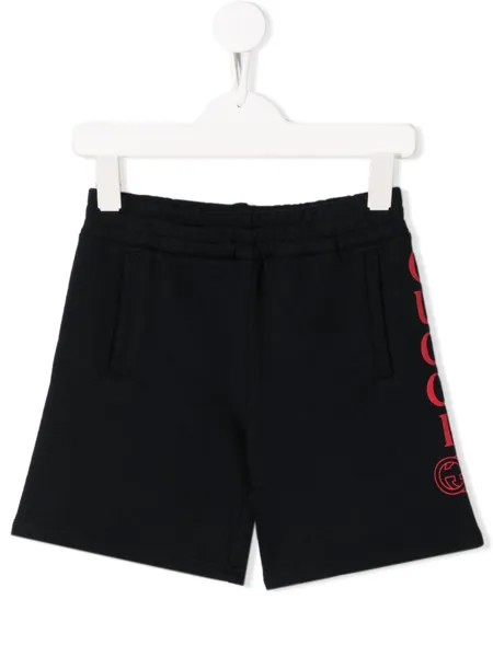 Gucci Kids шорты с логотипом