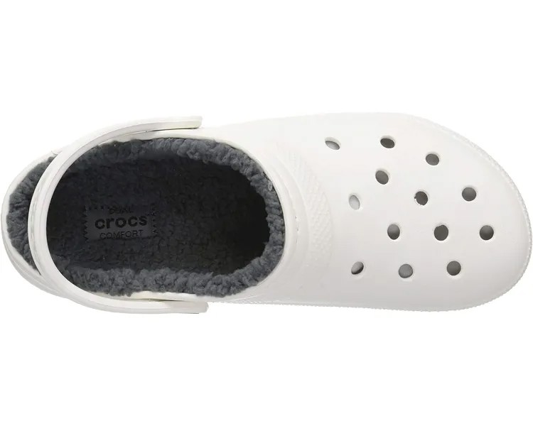 Сабо Classic Lined Clog Crocs, белый