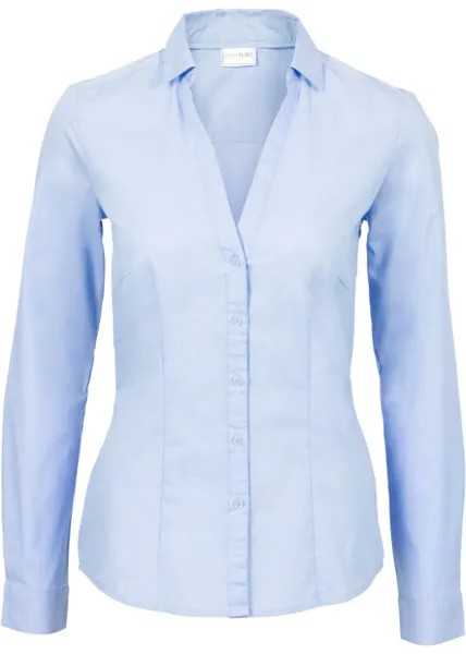 Эластичная блузка Bodyflirt, синий