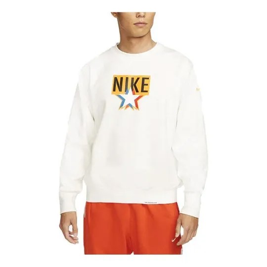 Худи Nike front logo sweatshirt 'Beige' DV7975-133, бежевый