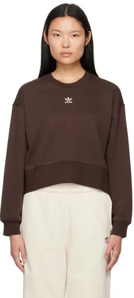 Коричневый свитшот adidas Originals Adicolor Essentials