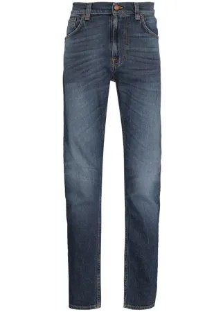 Nudie Jeans прямые джинсы средней посадки