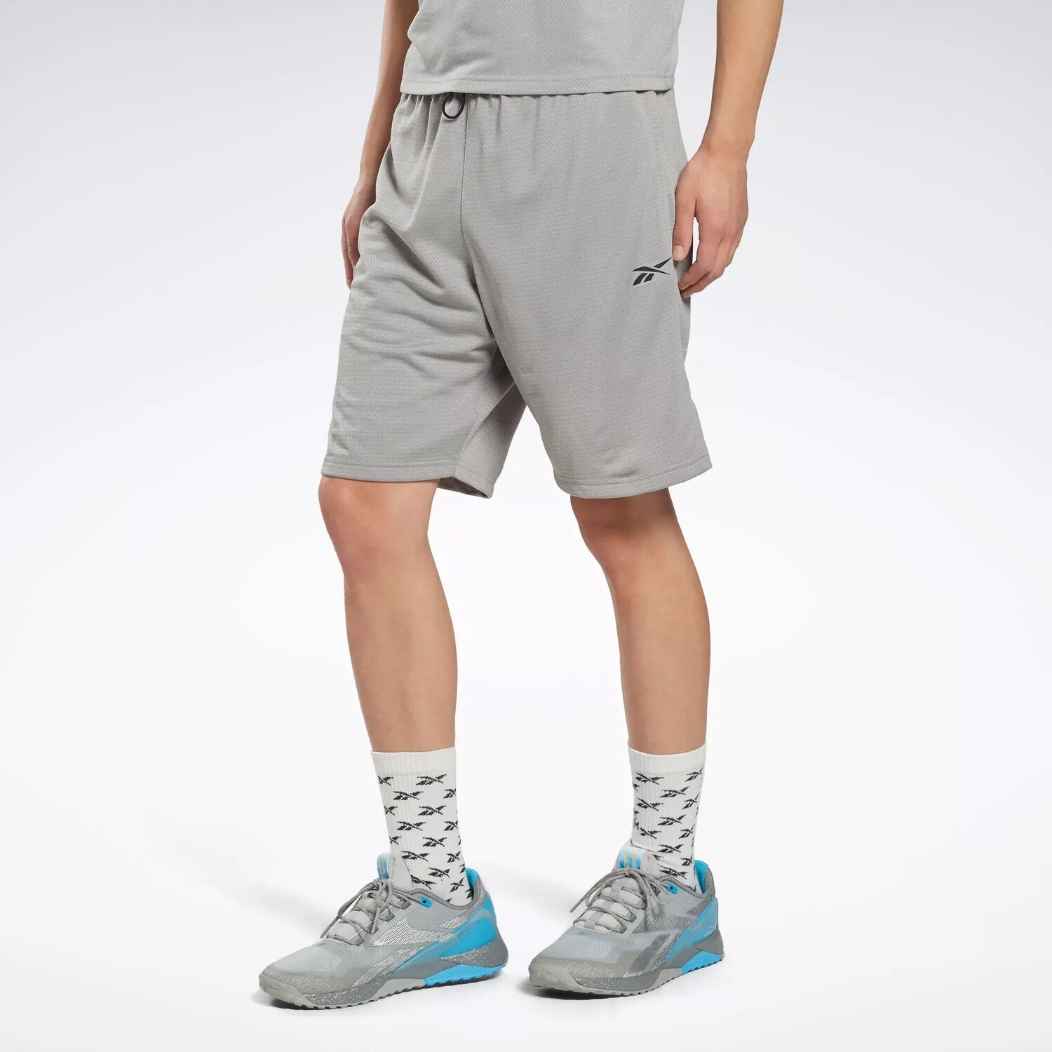 Меланжевые шорты Workout Ready Reebok, серый
