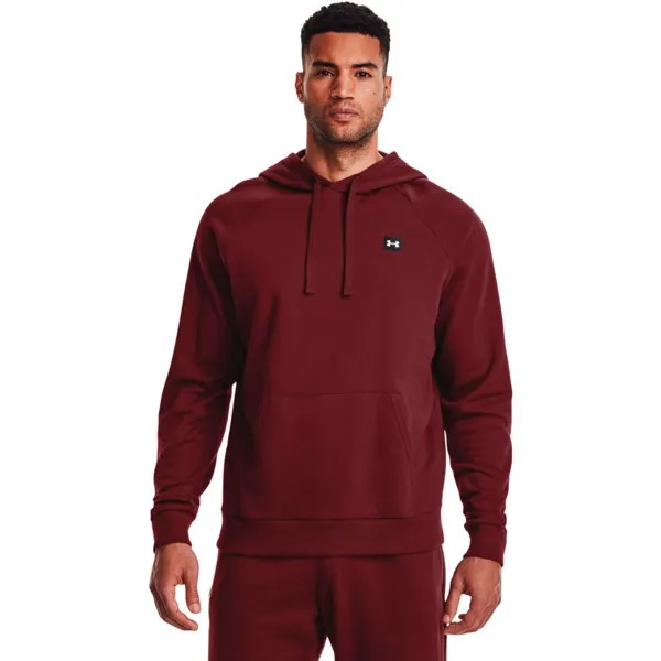 Худи Under Armour Rival Fleece, красный