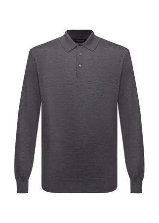 Поло из кашемира и шелка Ermenegildo Zegna