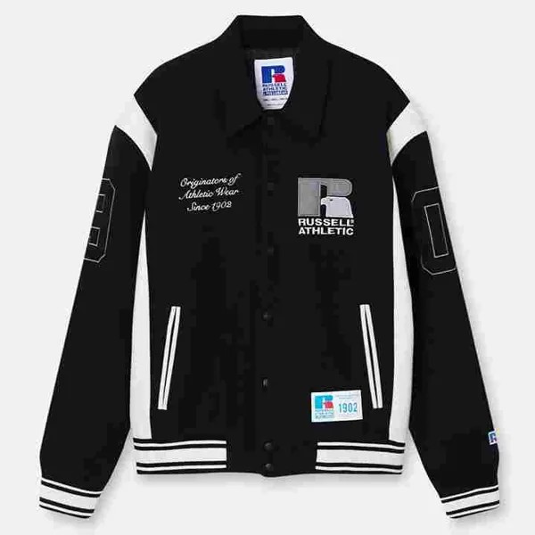 Куртка-бомбер Russell Athletic by P&B Bomber, черный