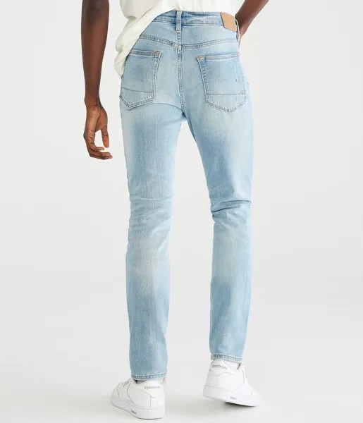 Джинсы Aeropostale Super Skinny Performance с технологией Trutemp365, цвет Light Wash