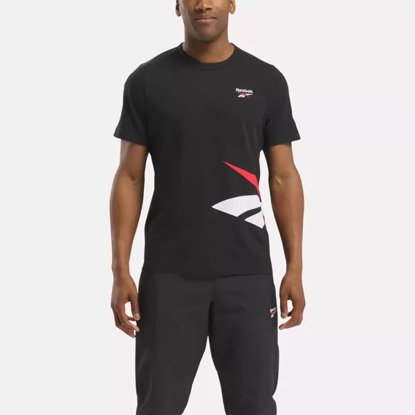 Футболка Identity Cross Check Reebok, черный