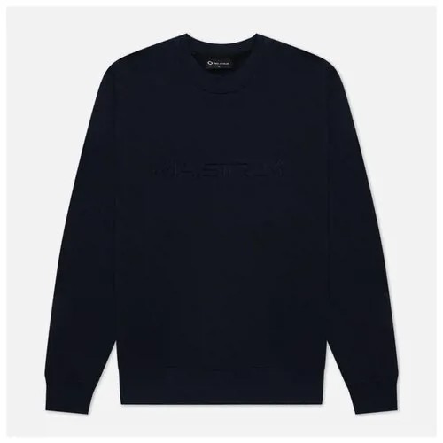 Мужская толстовка MA.Strum Embossed Logo Crew Neck синий, Размер XS