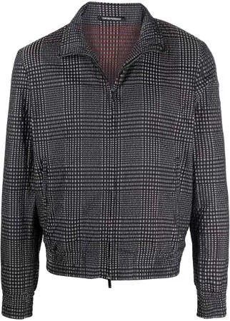 Emporio Armani бомбер в клетку