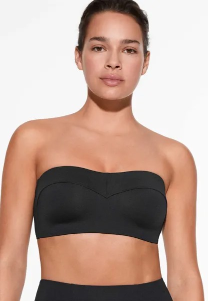 Верх бикини BANDEAU OYSHO, цвет black