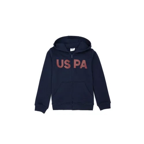 Толстовка U.S. POLO ASSN., размер 5_6, синий