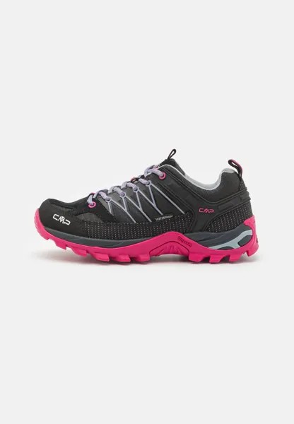 Кроссовки RIGEL LOW TREKKING SHOE WP CMP, цвет antracite/fuxia