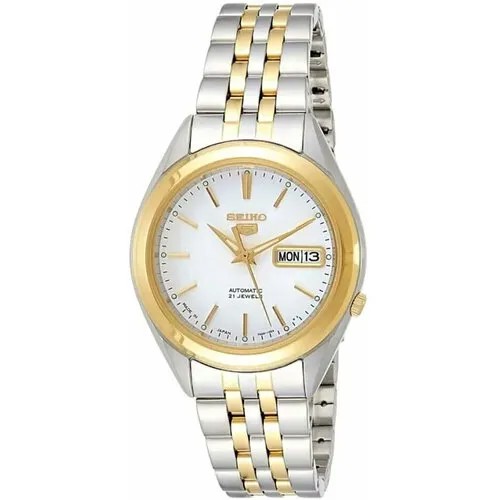 Наручные часы SEIKO SEIKO 5, серебристо-золотистый