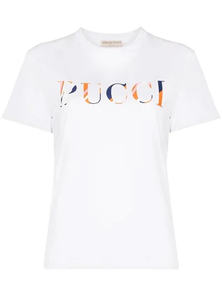 Emilio Pucci футболка с логотипом