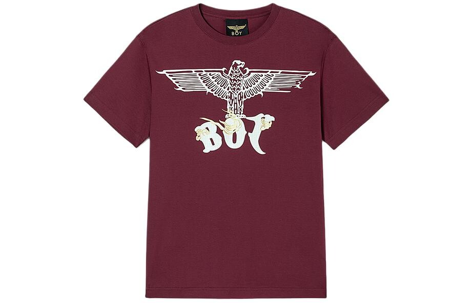 Футболка унисекс бордовая Boy London, цвет Burgundy