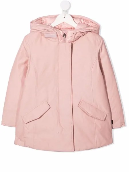 Woolrich Kids пуховик с капюшоном