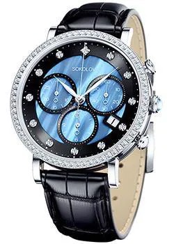 Fashion наручные  женские часы Sokolov 127.30.00.001.04.01.2. Коллекция Feel Free