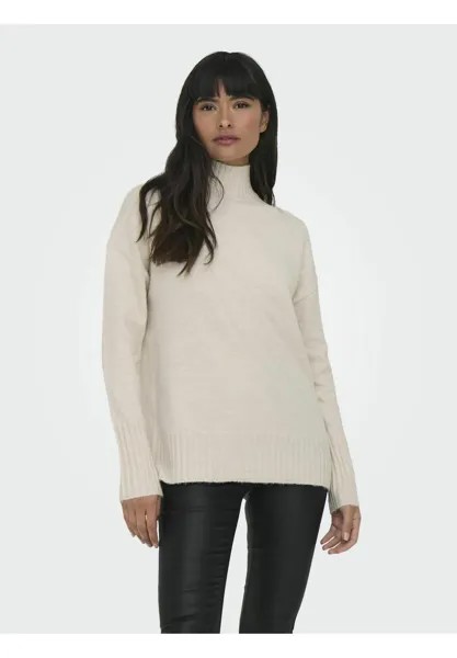 Свитшот ONLY ONGLABRIEL LIFE HIGHNECK, цвет pumice stone