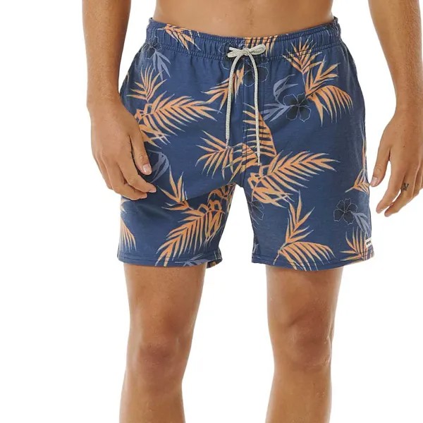 Шорты для плавания Rip Curl Surf Revival Floral Volley Swimming Shorts, синий