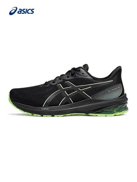 Кроссовки мужские Asics GT00 12 GTX со стабильной поддержкой, черный / зеленый