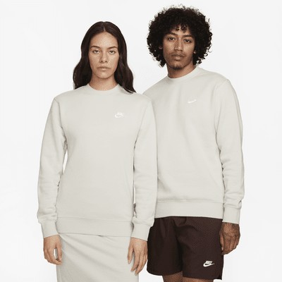 Футболка Nike Sportswear Club Fleece, цвет Light Bone/White