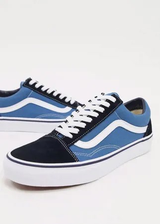 Синие кроссовки Vans Old Skool-Синий