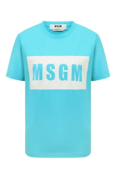 Хлопковая футболка MSGM