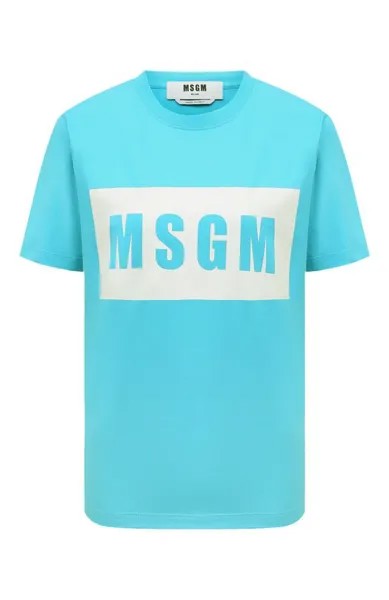 Хлопковая футболка MSGM