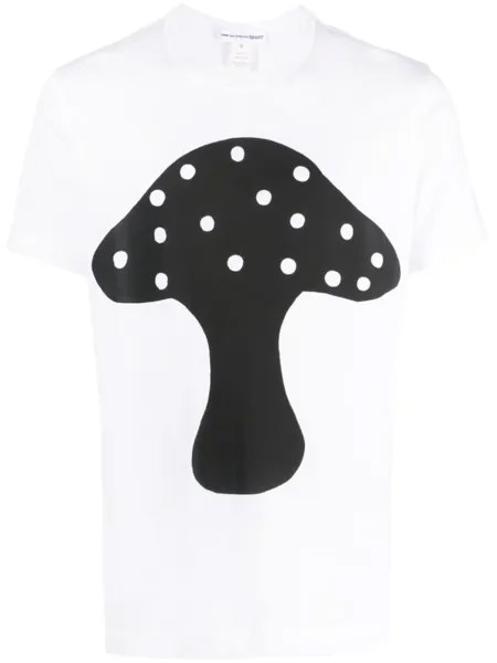 Comme Des Garçons Shirt футболка с принтом, белый