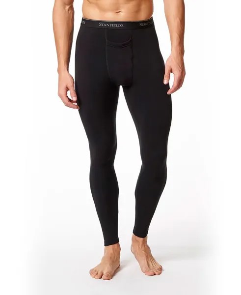 Мужское длинное нижнее белье из флиса Expedition Weight Stanfield's, черный