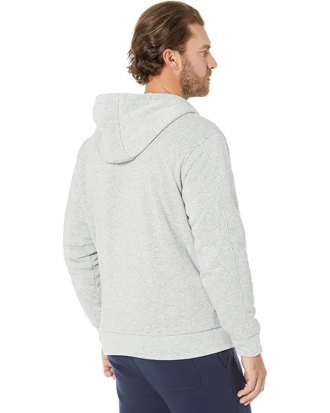 Худи U.S. POLO ASSN. Embossed Wordmark Hoodie, цвет Light Heather Grey