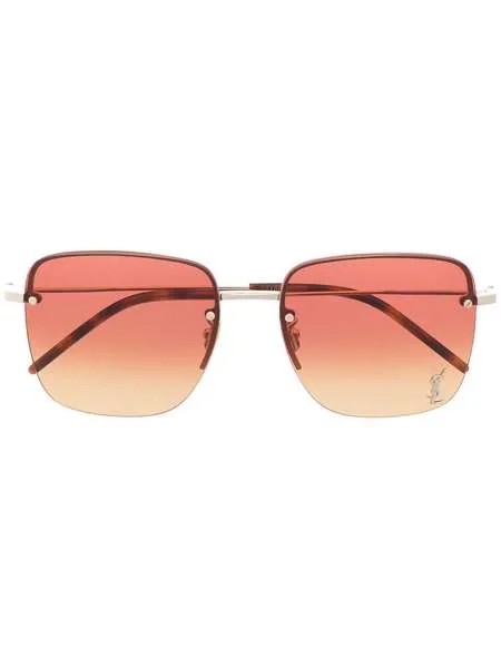 Saint Laurent Eyewear солнцезащитные очки SL312 в квадратной оправе