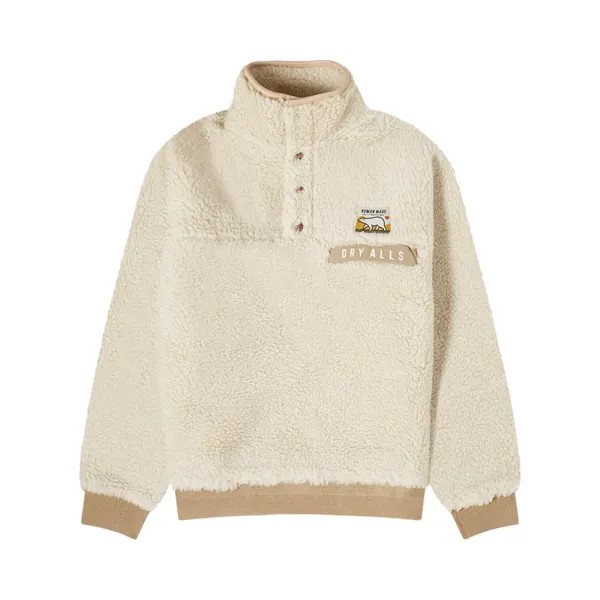 Пуловер Human Made Boa Fleece Pullover, белый