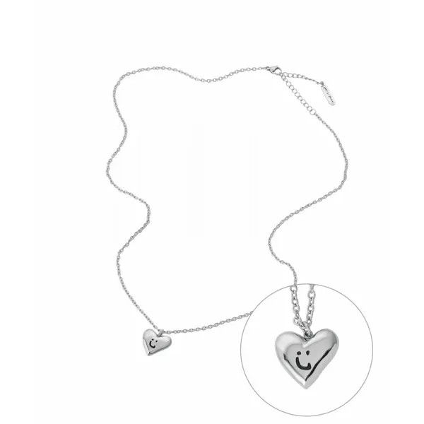 WHATITISNT WM`S Heart Necklace Silver