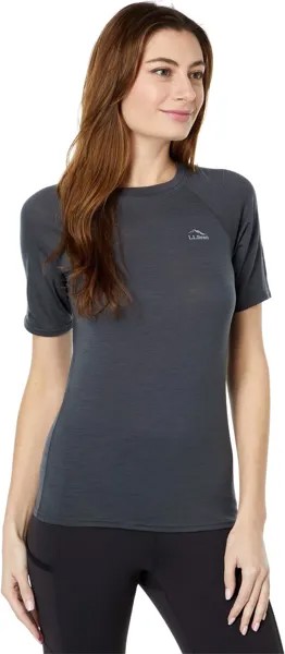 Cresta Ultralight 150 Кофта с коротким рукавом L.L.Bean, цвет Alloy Gray