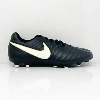 Футбольные бутсы Nike Boys Tiempo Rio IV 897731-002 черные, размер 6 лет