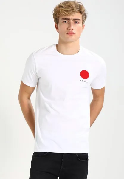 Футболка базовая Japanese Sun Unisex Edwin, белый