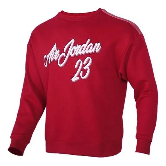 Толстовка Air Jordan 23 Fleece Lined Stay Warm Pullover Red, красный