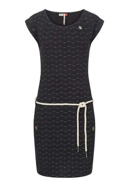 Платье из джерси Ragwear, черный металлик